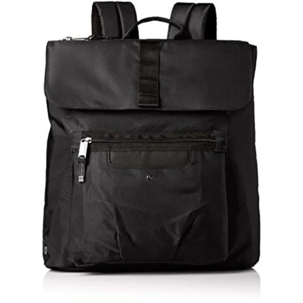Baggallini Womens Skedaddle Backpack Travel Bag Purse Carry‎ On Nylon Black